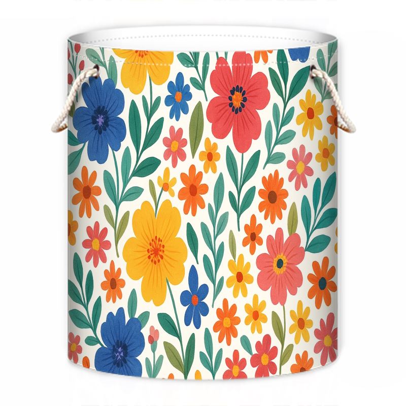Dancing Flowers Laundry Bag