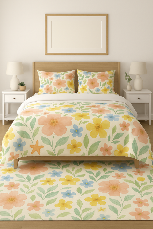 Coastal Wildflower Breeze Comforter
