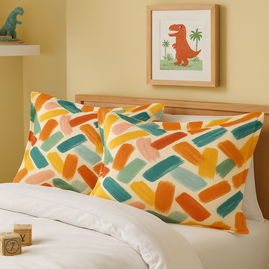 Color Crush Kaleidoscope Pillow Shams