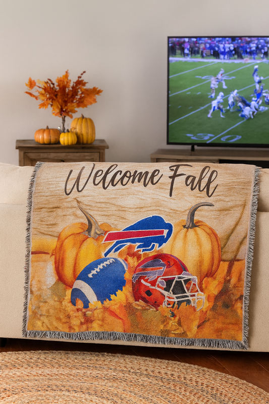 Gridiron Harvest Woven Blankets