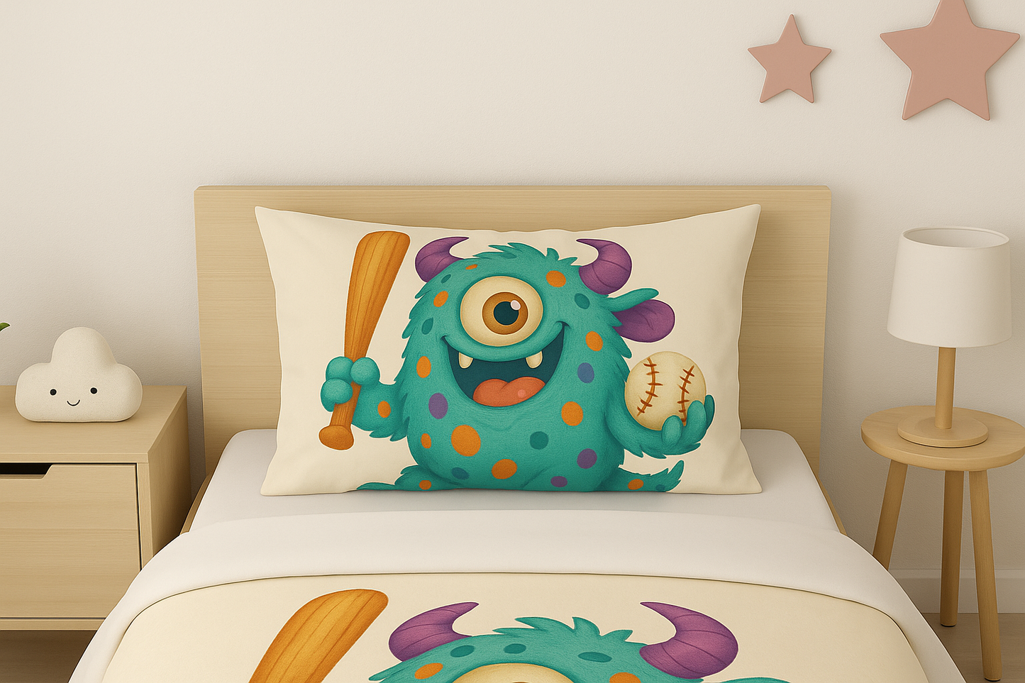 Hipster's Homerun Hug Pillow Shams