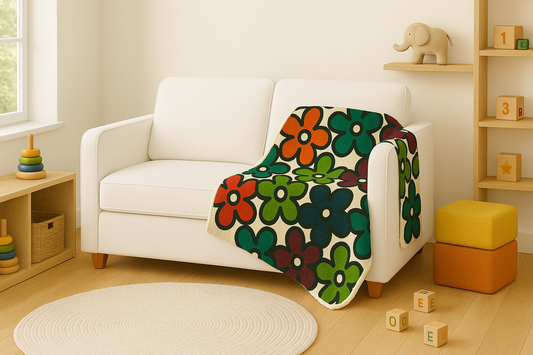 Heather's Harmony Fleece Sherpa Blanket