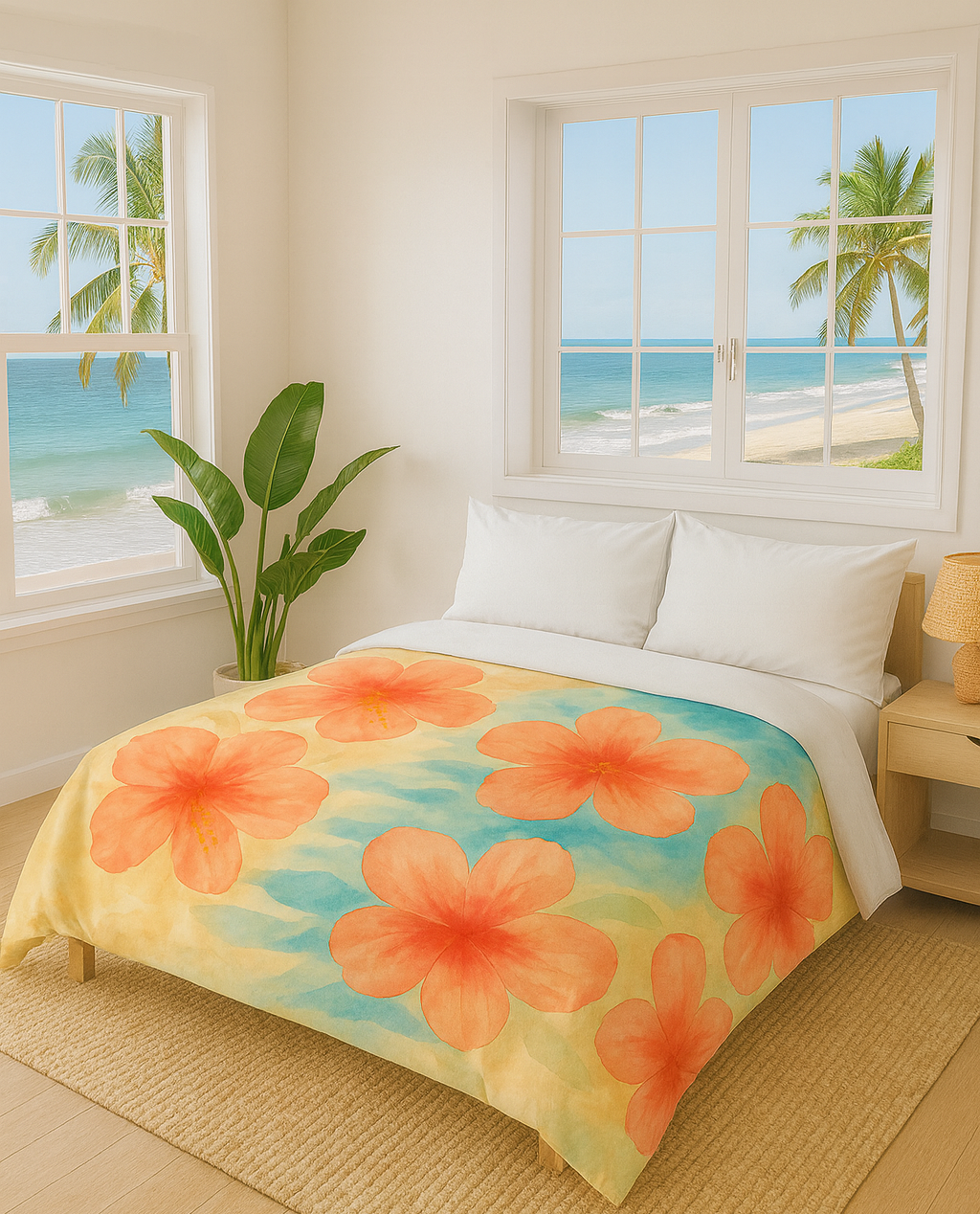 Island Bloom Breeze Comforter