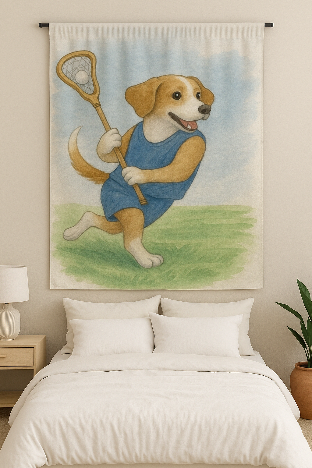 Lacrosse Playtime Pup Woven Tapestrie