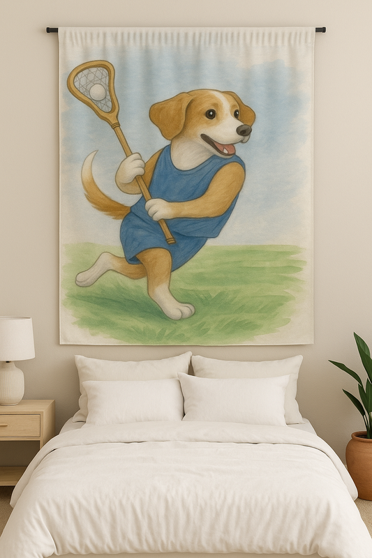 Lacrosse Playtime Pup Woven Tapestrie
