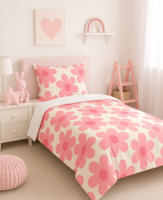 Pink Blossom Burst Comforter