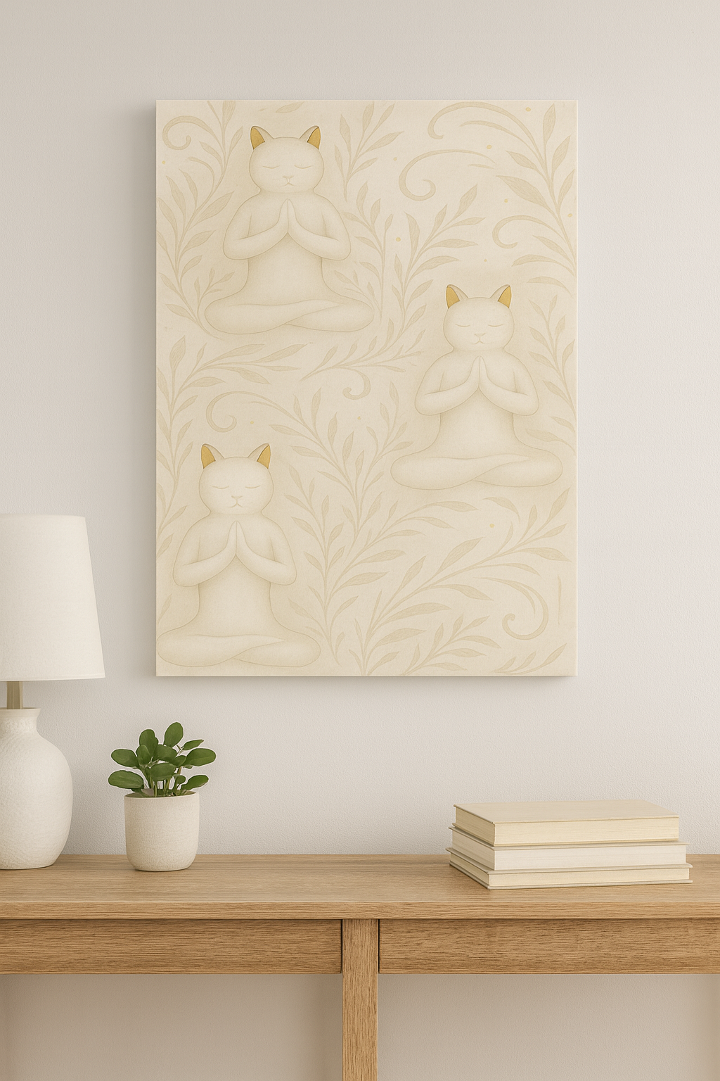Quiet Paws, Calm Mind – Canvas Wall Art