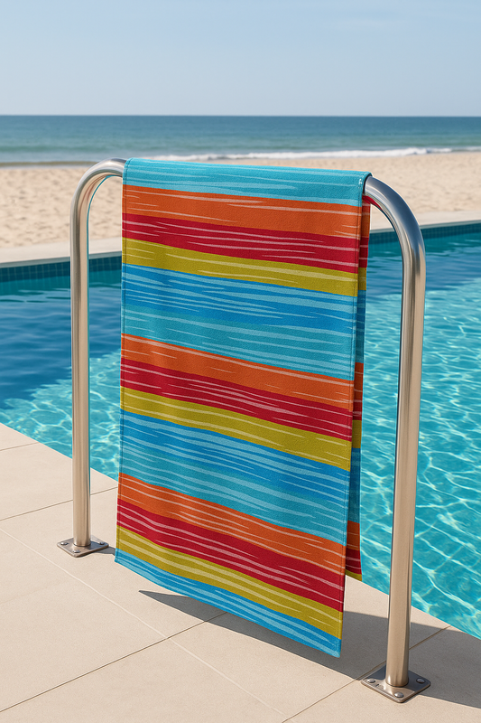 Rainbow River Bath Towels