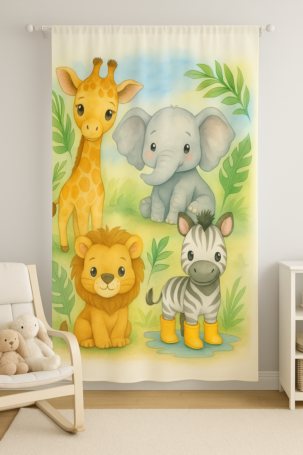 Safari Snuggles Curtains