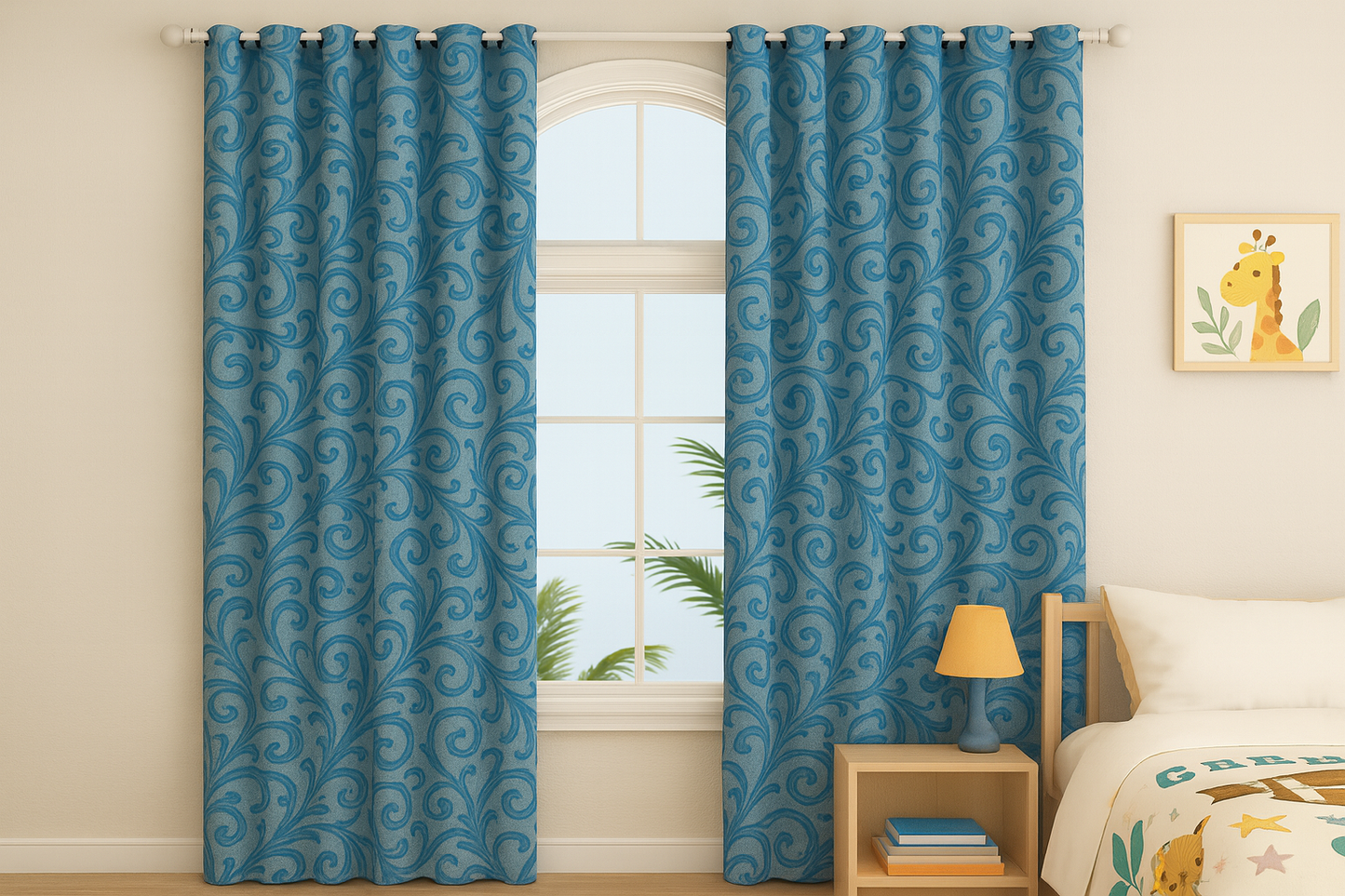 Serenity Swirl Curtains