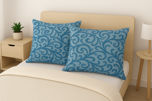 Serenity Swirl Pillow Shams