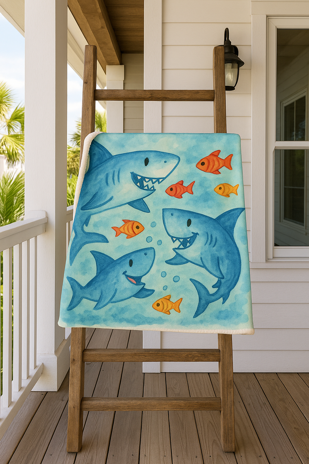 Fin Friends Fleece Sherpa Blankets