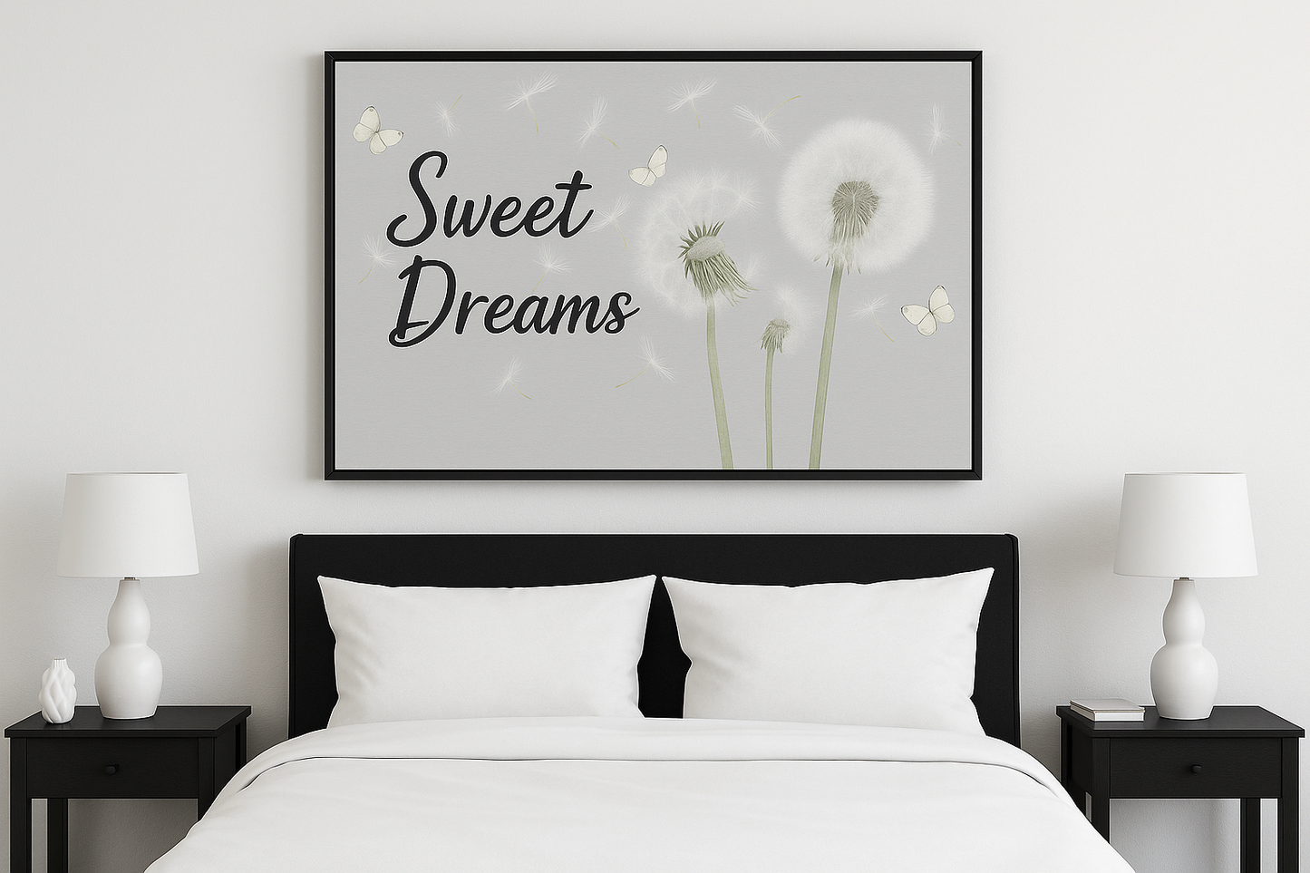 Sweet Dreams Framed Canvas Wraps