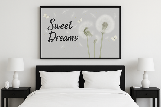 Sweet Dreams Framed Canvas Wraps