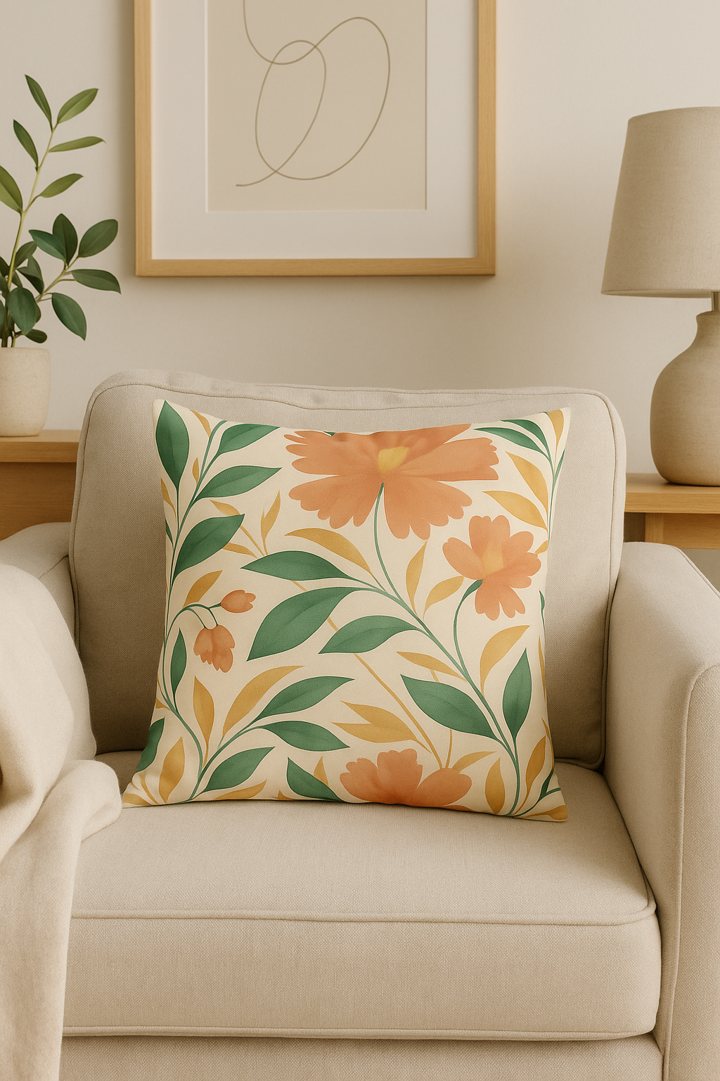 Twisted Vines Throw Pillows