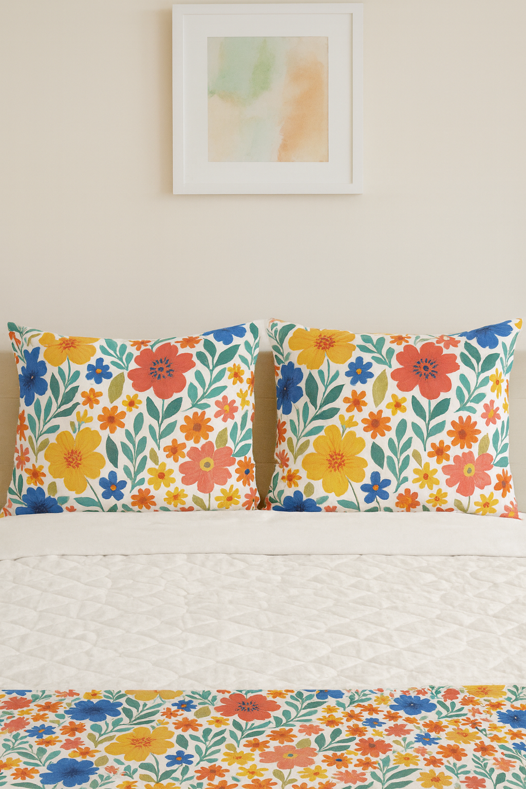 Dancing Wildflowers Pillow Shams