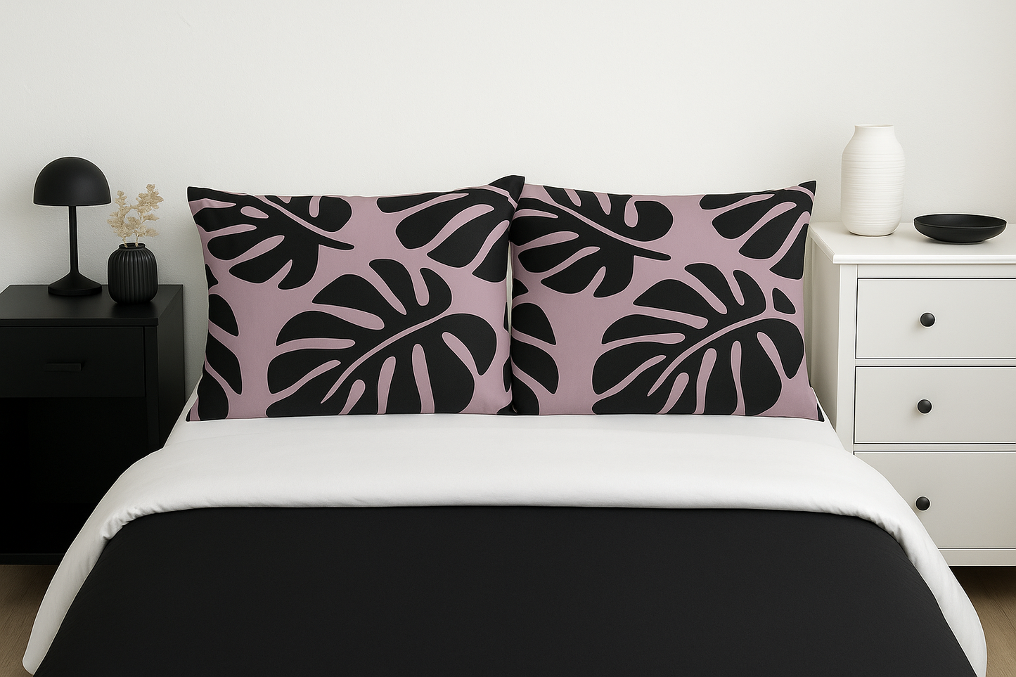 Dusty Palms Pillow Shams