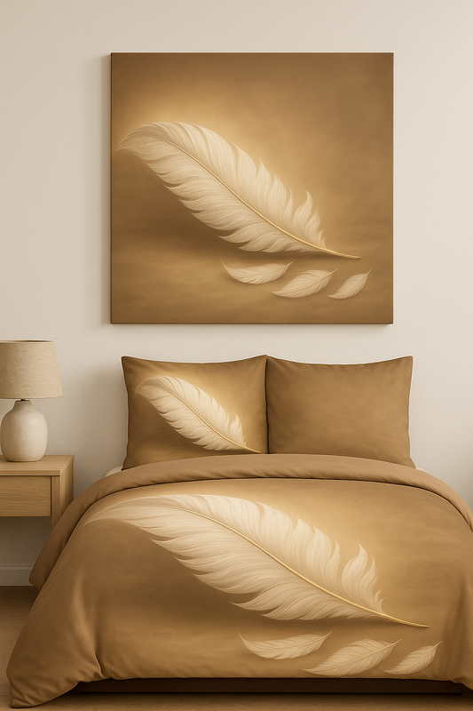Whispering Feather Canvas Wraps