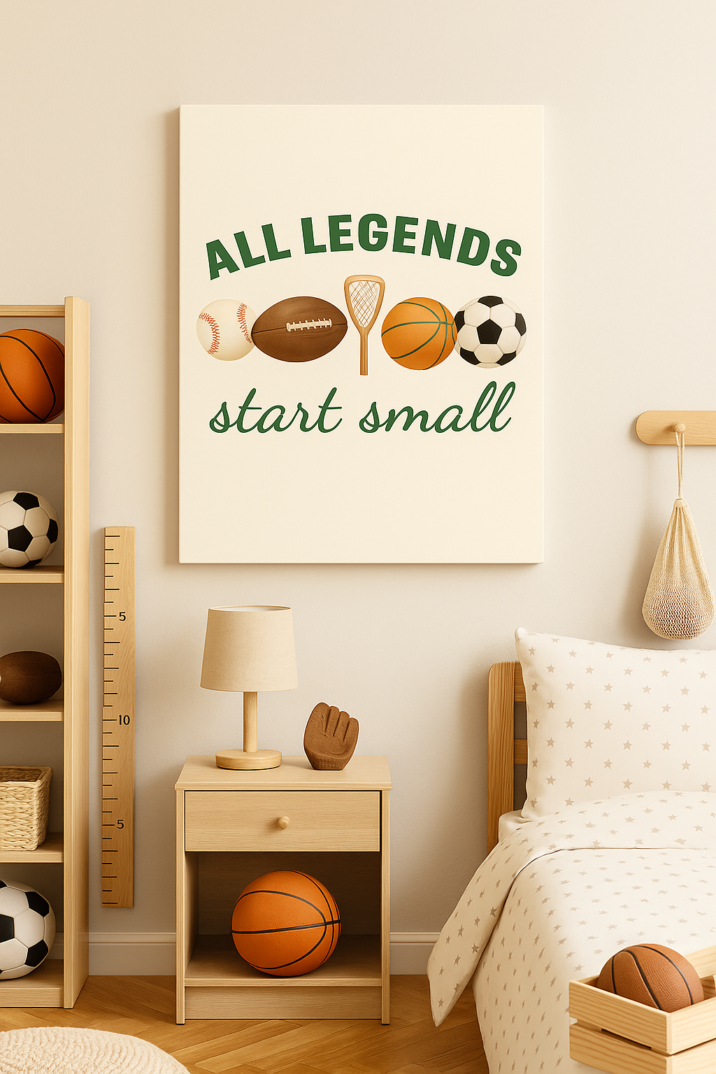 All Legends Start Small Premium Mounted Prints