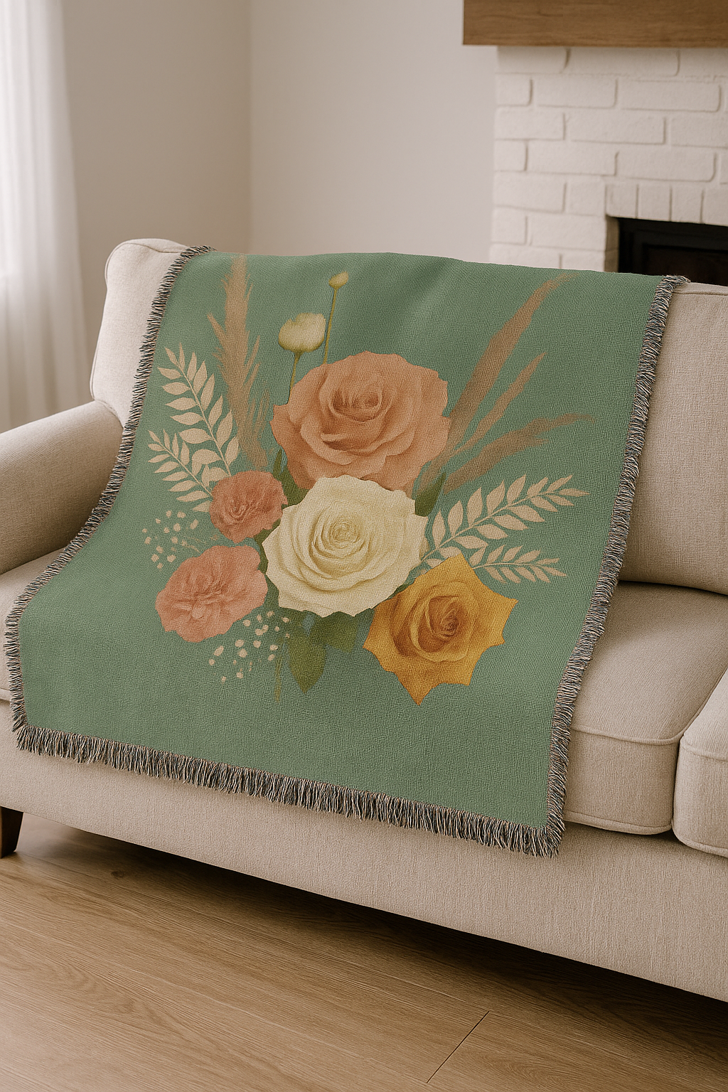 Meadow Bloom Woven Blankets