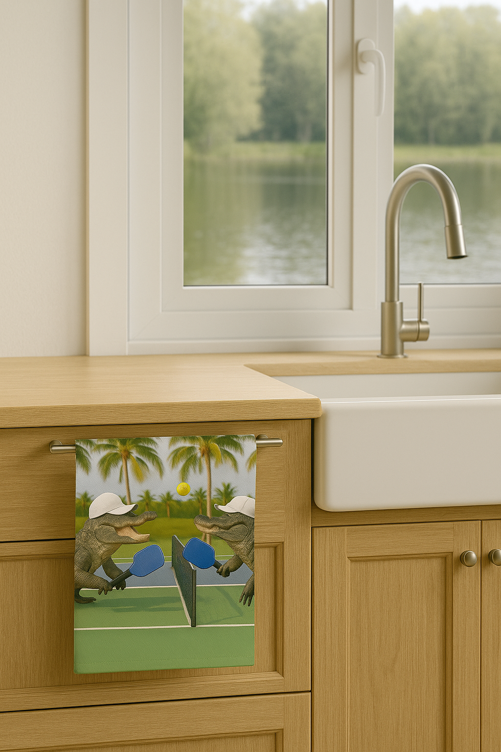 Pickleball Gators Hand Towels