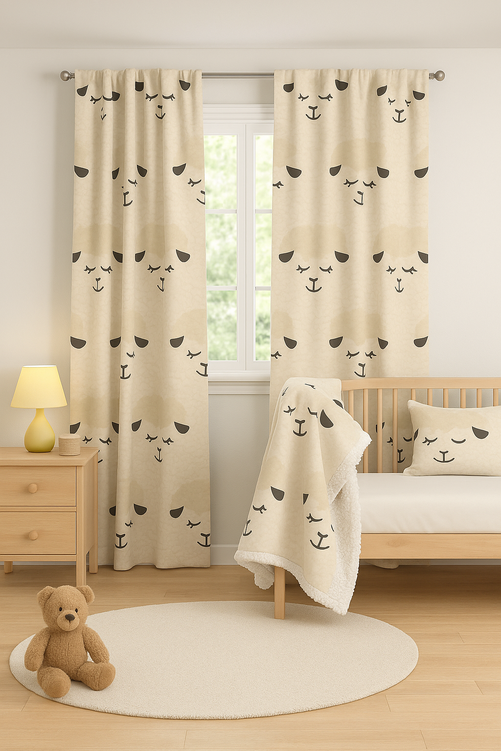 Sleepy Sheep Curtains