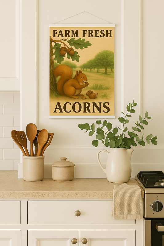 Farm Fresh Acorns Canvas Print